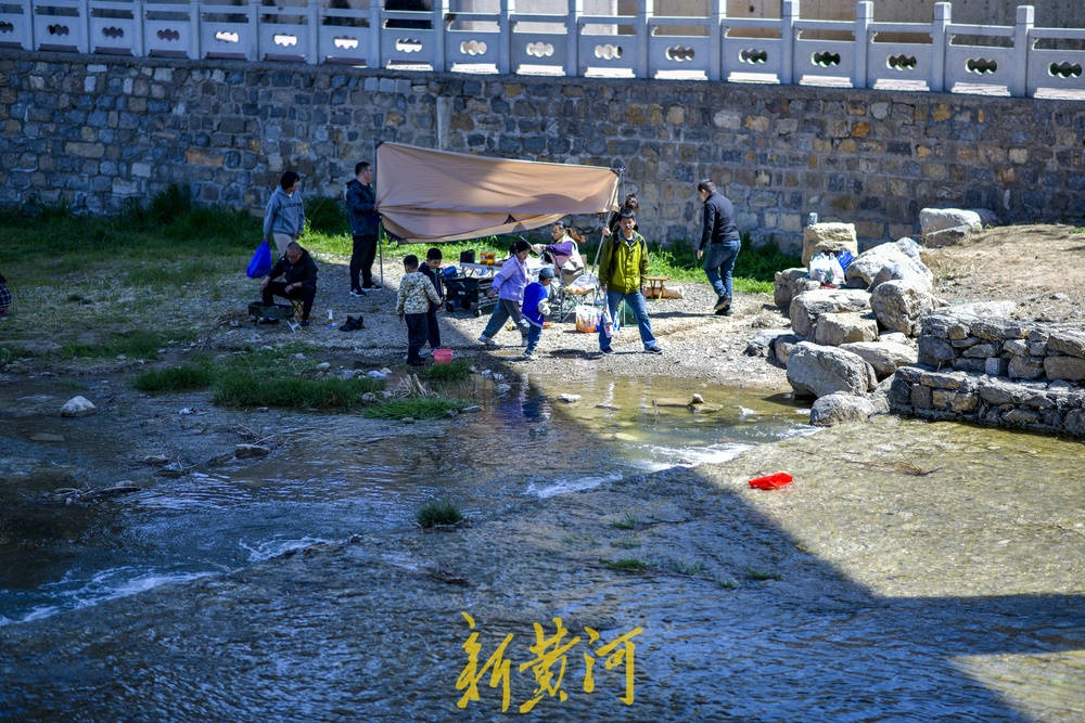 四季清水长流，济南大辛河源头成网红景点   