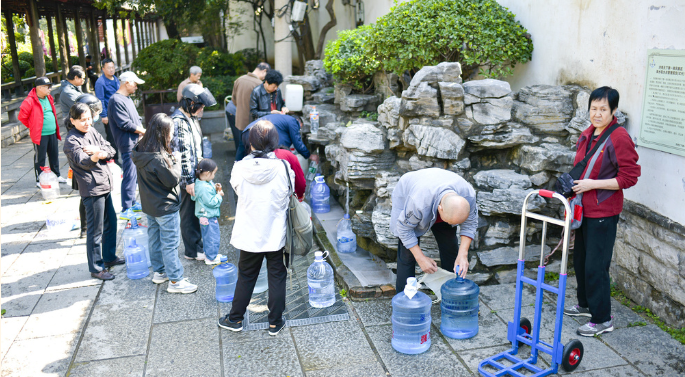一年四季 泉在济南丨泉水喷涌持续发力 名泉取水迎来高峰