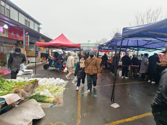 记者探访：雪落泉城菜市暖，蔬菜供应充足价格平稳