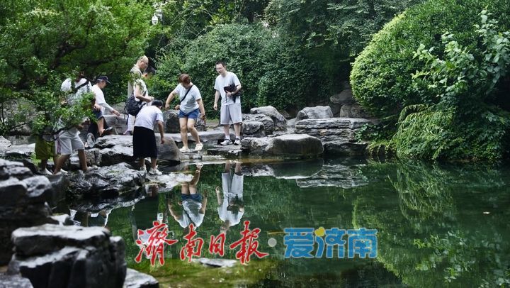 雨润泉城 趵突泉喷涌欢畅“水涌若轮”